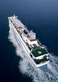 FINNJET in the English Channel. Photo: SeaContainers
