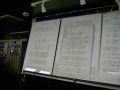 Click for Fullsize. (800 x 600) Emergency and Safety plans on Finnjet's bridge. Photo: Mathias Saken