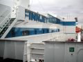 Click for Fullsize. (800 x 600) View backward from Finnjet's bridge wing. Photo: Ilja Berunenko