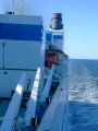 Click for Fullsize. (600 x 800) Finnjet powering us through the Baltic Sea on a clear day. Photo: Mathias Saken