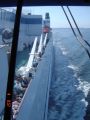 Click for Fullsize. (600 x 800) A nice weather shot from Finnjet's port side bridge wing. Photo: tero Reingoldt
