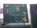 Click for Fullsize. (800 x 600) A new TFT-screen in the center console seen on the bridge on the last day in Rostock. Photo: Mathias Saken