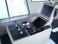 Click for Fullsize. (800 x 600) The steering console in the starboard bridgewing. Photo: Markus Grote