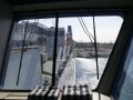 Click for Fullsize. (800 x 600) Finnjet's portside bridge wing in Freeport. Photo: Markus Grote