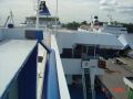 Click for Fullsize. (640 x 480) The bridge wing seen from the Commodore Class sundeck on Deck 9. Photo: Paul Byrne