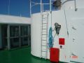 Click for Fullsize. (800 x 600) The Radar-mast is located just in the middle of the CC Sundeck. Photo: Paul Byrne