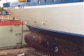 Click for Fullsize. (529 x 354) Finnjet's bow with released anchor in Vuosaari drydock in June 2001. Photo: Sami Takala