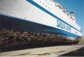 Click for Fullsize. (671 x 453) Finnjet in Vuosaari's drydock in June 2001. Photo: Perrti Raasu