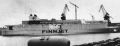 Click for Fullsize. (699 x 272) GTS FINNJET in Helsinki at the Wärtsilä shipyard being completed. (1977) Photo: Sami Koski's collection