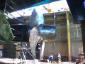 Click for Fullsize. (640 x 480) FINNJET's starboard propeller with new blades seen at Aker Finnyards in 2004. Photo: Heimo Turunen