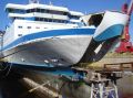 Click for Fullsize. (667 x 500) Finnjet drydocked in Rauma. Photo: Jani Ahvenainen