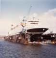 Click for Fullsize. (465 x 480) Finnet drydocked in HDW, Kiel. Photo: Antero Zetterberg