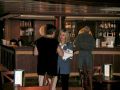 Click for Fullsize. (800 x 600) Navigator's Pub on Deck 6 with Cruise Manager Claudia Schneider in the end of August 2004. Photo: Ilja Berunenko