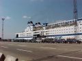 Click for Fullsize. (640 x 480) Finnjet at her old quay 66 in Rostock. (Summer 2001) Photo: Arian Ainesjärvi
