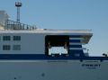 Click for Fullsize. (800 x 597) Finnjet's container bay seen in Rostock. Photo: Helge Kleinschmidt