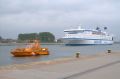 Click for Fullsize. (800 x 531) FINNJET outbound Rostock in Summer 2004. Photo: Helge Kleinschmidt