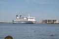 Click for Fullsize. (800 x 531) FINNJET leaving Rostock an a sunny summer day in 2005. Photo: Helge Kleinschmidt