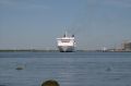 Click for Fullsize. (800 x 531) FINNJET leaving Rostock an a sunny summer day in 2005. Photo: Helge Kleinschmidt