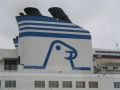 Click for Fullsize. (800 x 600) The Silja seal could be soon history on Finnjet! Photo: Sami Koski