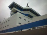 Das Schiff in Rostock, heute Nachmittag! Photo: Martin 